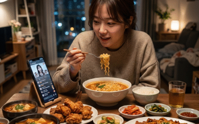¿Cenar solo es cosa del pasado? El fenómeno Mukbang: Por qué millones prefieren ver comer a un extraño que cocinar